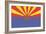 Arizona State Flag-Lantern Press-Framed Art Print