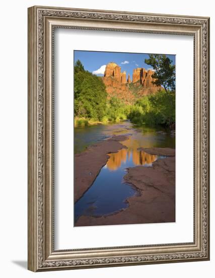 Arizona. Summer Evening at Red Rock Crossing Near Sedona-Judith Zimmerman-Framed Photographic Print