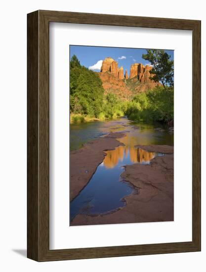 Arizona. Summer Evening at Red Rock Crossing Near Sedona-Judith Zimmerman-Framed Photographic Print