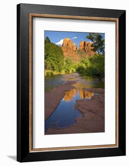 Arizona. Summer Evening at Red Rock Crossing Near Sedona-Judith Zimmerman-Framed Photographic Print