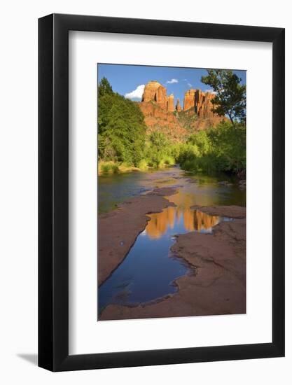 Arizona. Summer Evening at Red Rock Crossing Near Sedona-Judith Zimmerman-Framed Photographic Print