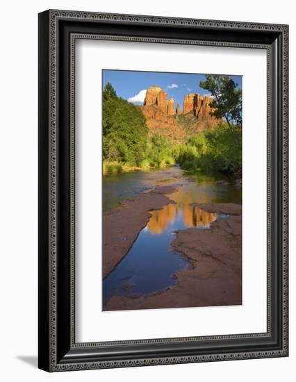 Arizona. Summer Evening at Red Rock Crossing Near Sedona-Judith Zimmerman-Framed Photographic Print