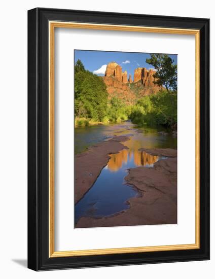 Arizona. Summer Evening at Red Rock Crossing Near Sedona-Judith Zimmerman-Framed Photographic Print