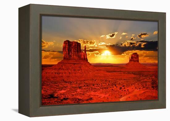 Arizona Sunrise-Jeni Foto-Framed Premier Image Canvas