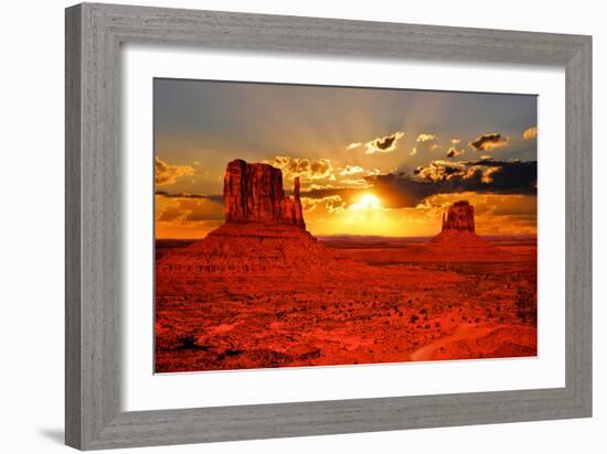 Arizona Sunrise-Jeni Foto-Framed Photographic Print