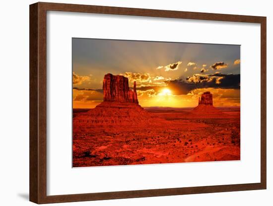 Arizona Sunrise-Jeni Foto-Framed Photographic Print