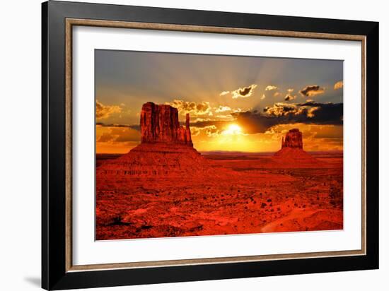 Arizona Sunrise-Jeni Foto-Framed Photographic Print