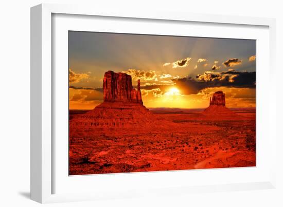 Arizona Sunrise-Jeni Foto-Framed Photographic Print