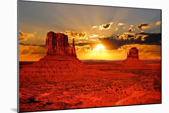 Arizona Sunrise-Jeni Foto-Mounted Photographic Print