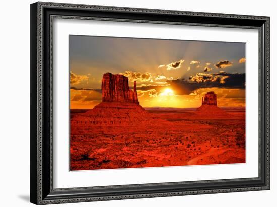 Arizona Sunrise-Jeni Foto-Framed Photographic Print