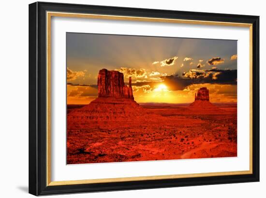 Arizona Sunrise-Jeni Foto-Framed Photographic Print