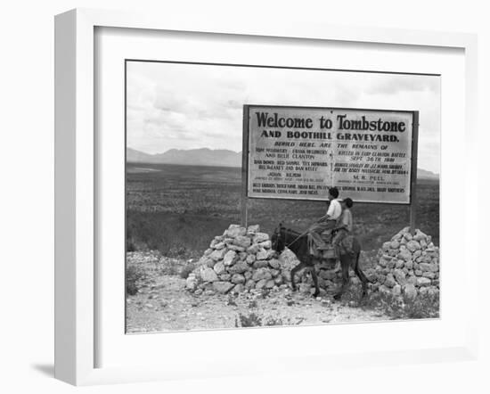 Arizona: Tombstone, 1937-Dorothea Lange-Framed Giclee Print