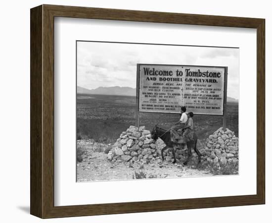 Arizona: Tombstone, 1937-Dorothea Lange-Framed Premium Giclee Print