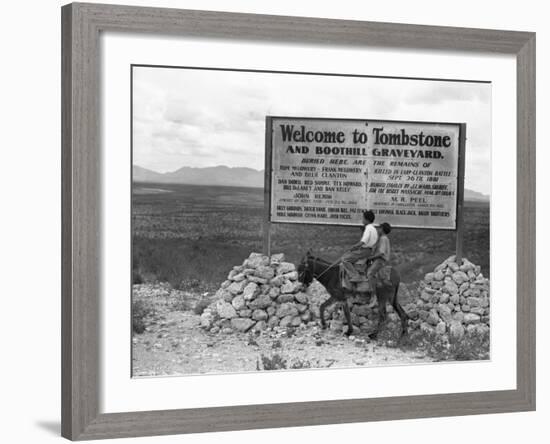 Arizona: Tombstone, 1937-Dorothea Lange-Framed Giclee Print