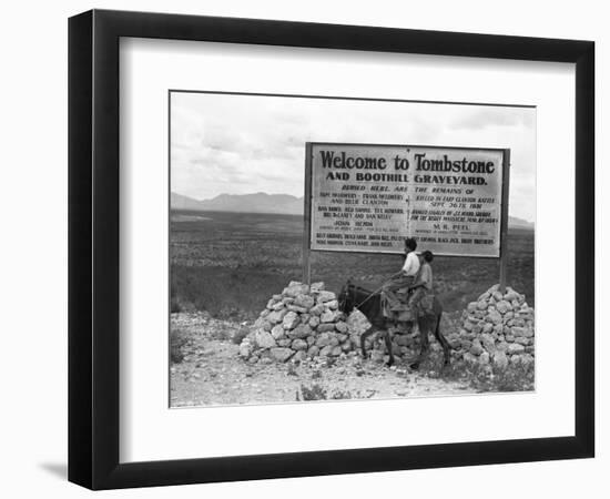 Arizona: Tombstone, 1937-Dorothea Lange-Framed Giclee Print