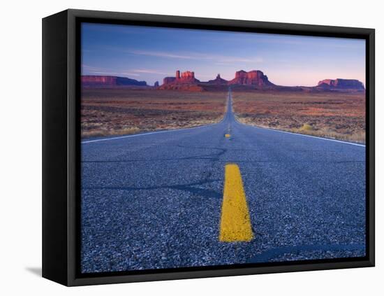 Arizona-Utah, Monument Valley, USA-Alan Copson-Framed Premier Image Canvas