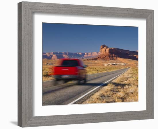 Arizona-Utah, Monument Valley, USA-Alan Copson-Framed Photographic Print