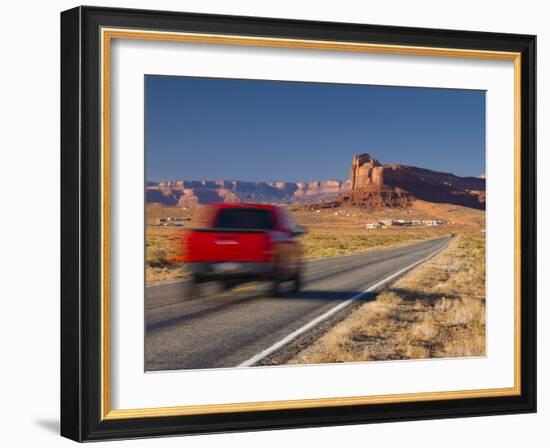 Arizona-Utah, Monument Valley, USA-Alan Copson-Framed Photographic Print