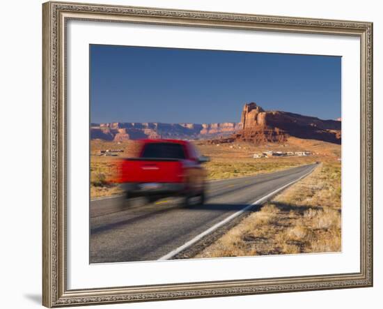 Arizona-Utah, Monument Valley, USA-Alan Copson-Framed Photographic Print