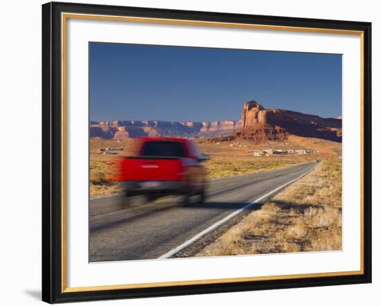 Arizona-Utah, Monument Valley, USA-Alan Copson-Framed Photographic Print