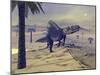 Arizonasaurus Dinosaur Walking in the Desert-Stocktrek Images-Mounted Art Print