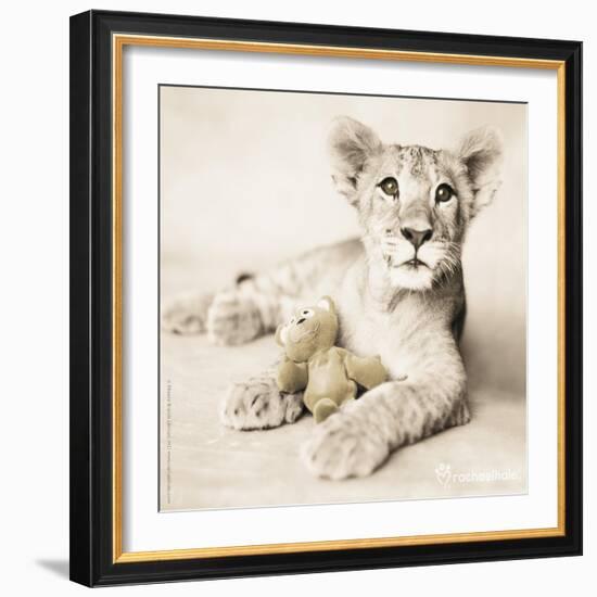 Arjuna and Teddy-Rachael Hale-Framed Art Print