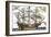 Ark Royal, the Flagship Which Led the English Fleet against the Spanish Armada, c.1588-null-Framed Giclee Print