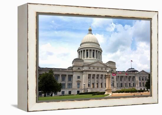 Arkansas Capital Building-Steven Frame-Framed Premier Image Canvas