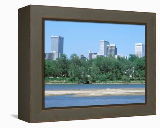 Arkansas River, Tulsa, Oklahoma-Mark Gibson-Framed Premier Image Canvas