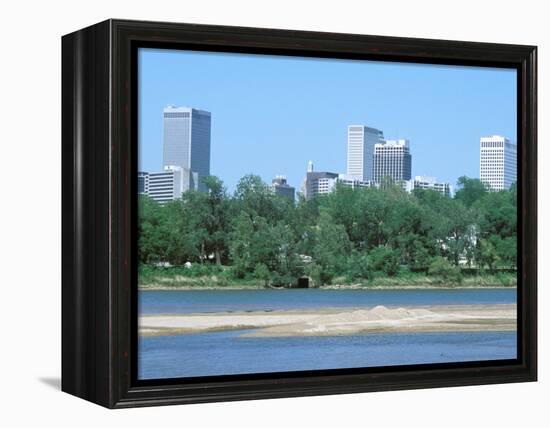 Arkansas River, Tulsa, Oklahoma-Mark Gibson-Framed Premier Image Canvas