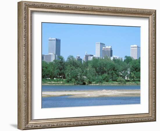 Arkansas River, Tulsa, Oklahoma-Mark Gibson-Framed Photographic Print