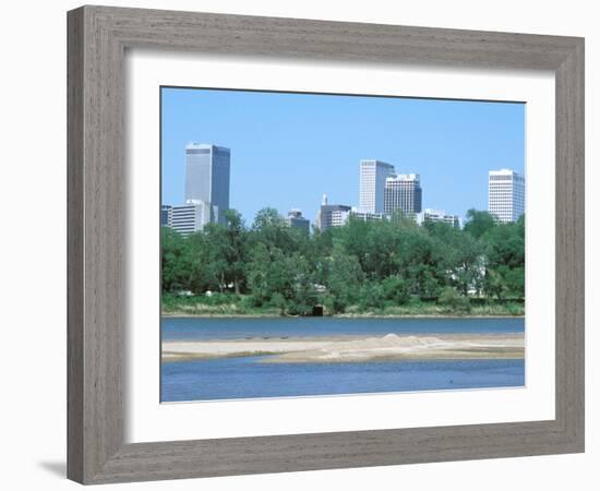 Arkansas River, Tulsa, Oklahoma-Mark Gibson-Framed Photographic Print