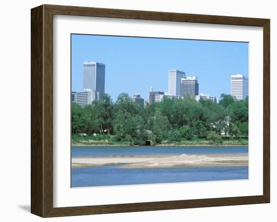 Arkansas River, Tulsa, Oklahoma-Mark Gibson-Framed Photographic Print