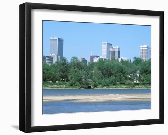 Arkansas River, Tulsa, Oklahoma-Mark Gibson-Framed Photographic Print