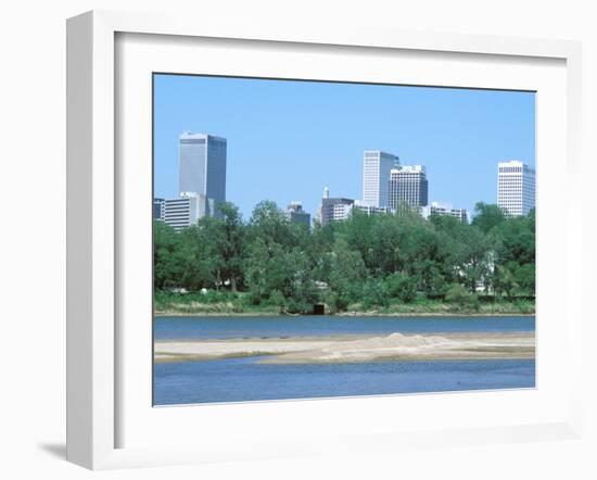 Arkansas River, Tulsa, Oklahoma-Mark Gibson-Framed Photographic Print
