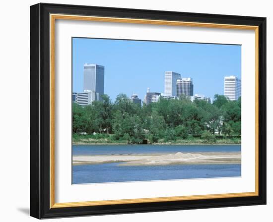 Arkansas River, Tulsa, Oklahoma-Mark Gibson-Framed Photographic Print