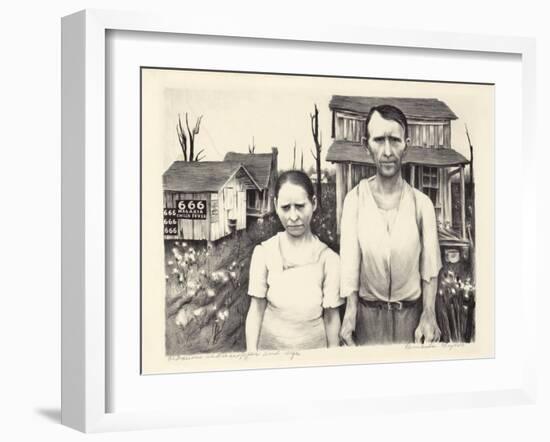 Arkansas Sharecropper and Wife-Bernarda Bryson Shahn-Framed Giclee Print