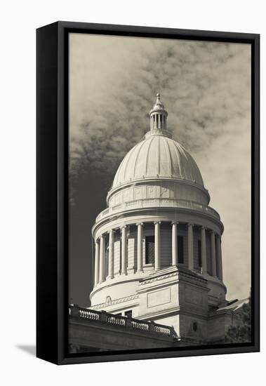 Arkansas State Capitol Exterior, Little Rock, Arkansas, USA-Walter Bibikow-Framed Premier Image Canvas