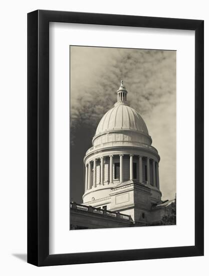 Arkansas State Capitol Exterior, Little Rock, Arkansas, USA-Walter Bibikow-Framed Photographic Print