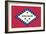 Arkansas State Flag-Lantern Press-Framed Art Print