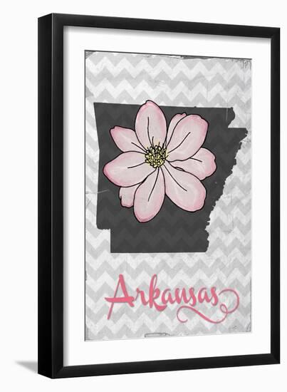 Arkansas - State Flower - Apple Blossom-Lantern Press-Framed Art Print