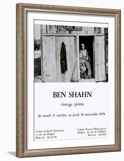 Arkansas-Ben Shahn-Framed Collectable Print