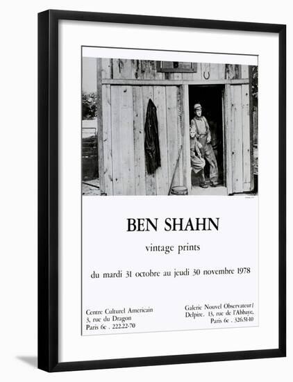 Arkansas-Ben Shahn-Framed Collectable Print