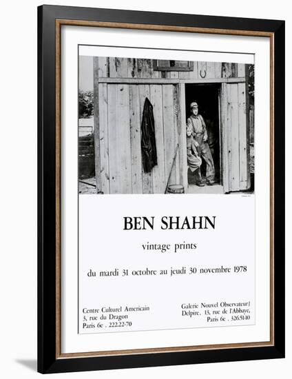 Arkansas-Ben Shahn-Framed Collectable Print