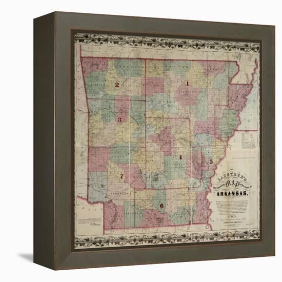 Arkansas-null-Framed Premier Image Canvas