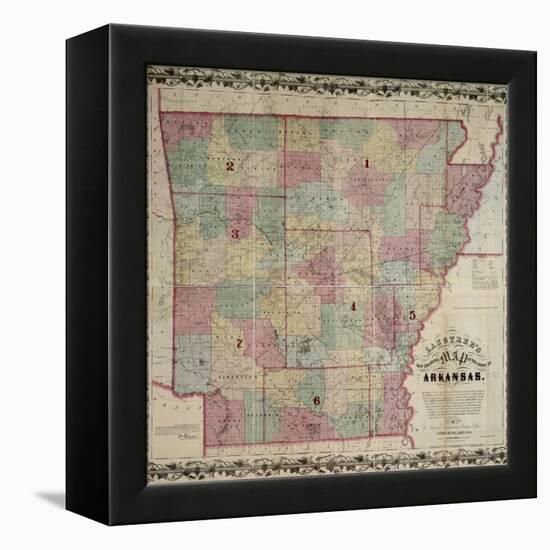 Arkansas-null-Framed Premier Image Canvas