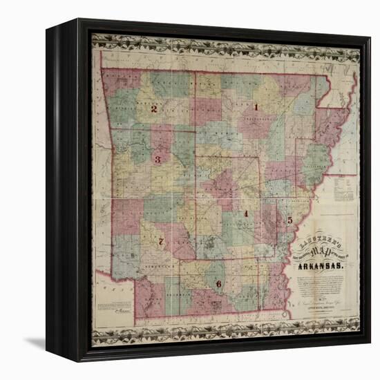 Arkansas-null-Framed Premier Image Canvas