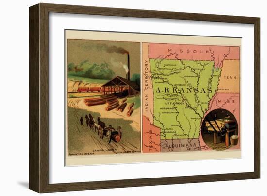 Arkansas-Arbuckle Brothers-Framed Premium Giclee Print