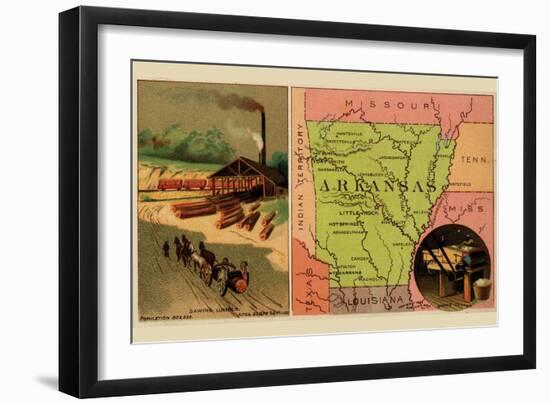 Arkansas-Arbuckle Brothers-Framed Art Print