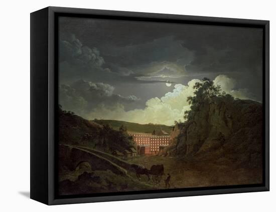 Arkwright's Cotton Mills, 1790s-Joseph Wright of Derby-Framed Premier Image Canvas